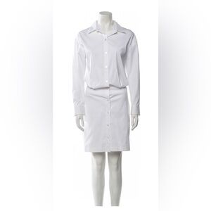 Theory Ivory Shirt Dress